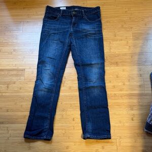 GAP Women's Boyfriend Jeans - Dark Blue